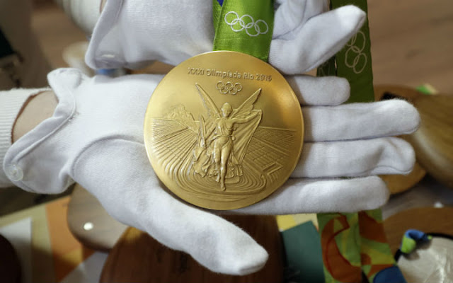Las medallas de oro para Juegos Olímpicos de Río casi no tienen oro