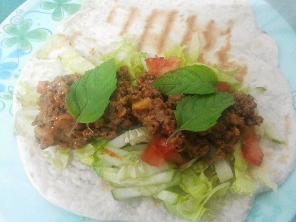 Tertunailah Hasrat Di Hati Resepi Beef Wraps Wrap Daging