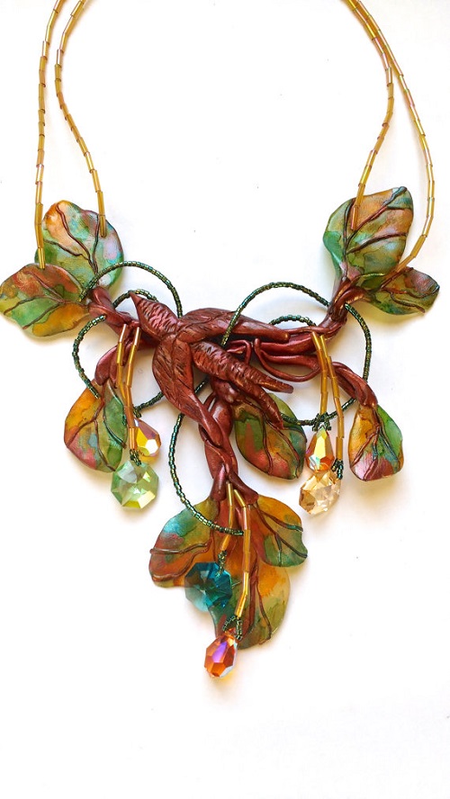 stained glass inspired polymer