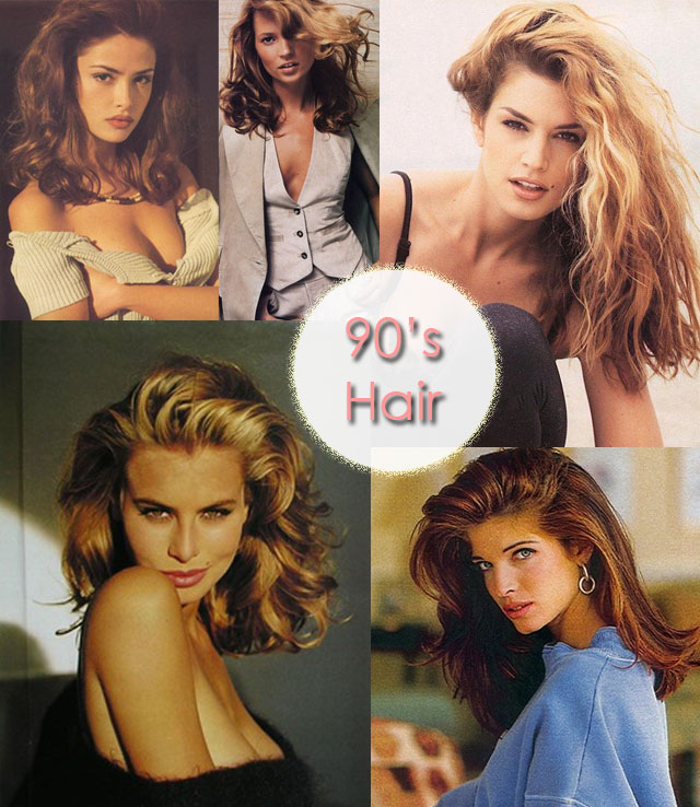 90's hair inspiration, 90s Supermodels