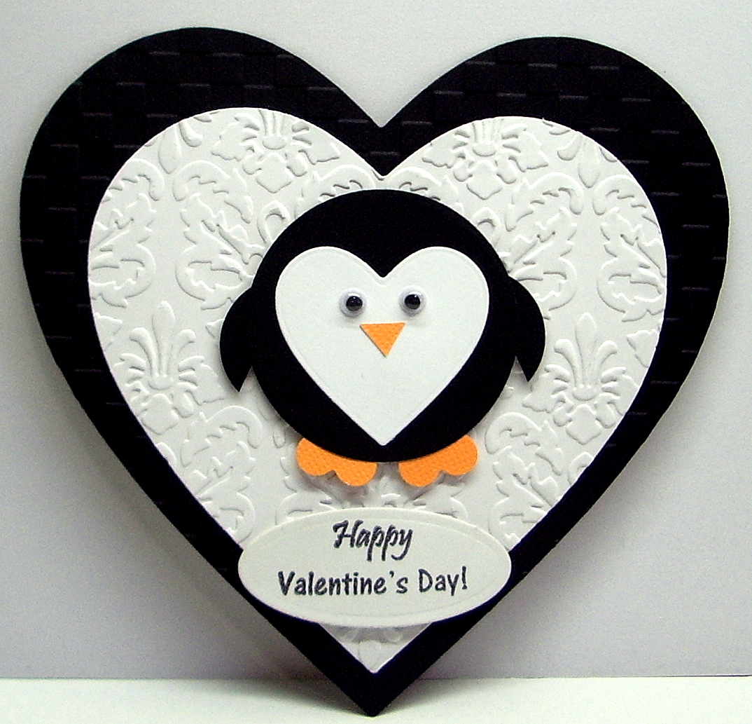 Jenfa Cards: Penguin Valentine
