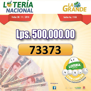Loteria Grande 2do premio Miercoles 30/11/2016 loteria-grande-sorteo-1188-2do-premio-30-11-2016