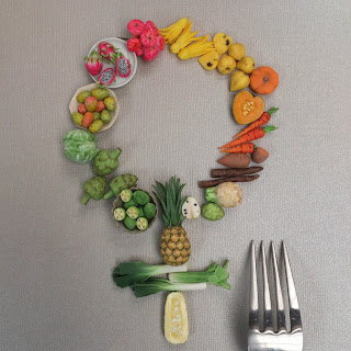 Women's Day, Miniature Food Composition by Stéphanie Kilgast