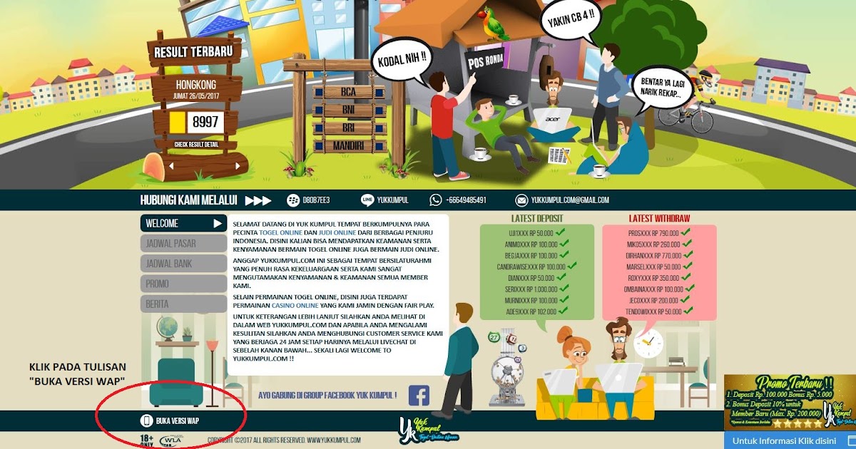 PERBEDAAN VERSI WAP DAN VERSI PC Yuk