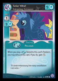 My Little Pony Solar Wind, Enterprising Astronomer Premiere CCG Card