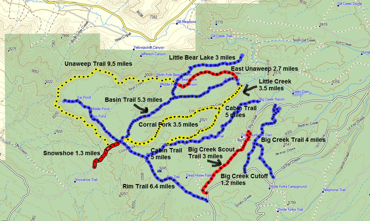 gjhikes com Uncompahgre Rim Trail - Rim Group