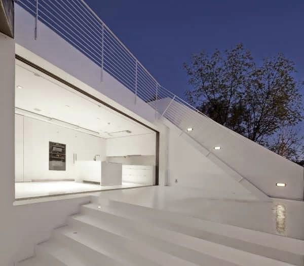 DARK AND LIGHT HOUSE DESIGN WITH DRAMATIC EXTERIOR AND CLEAN, BRIGHT ...