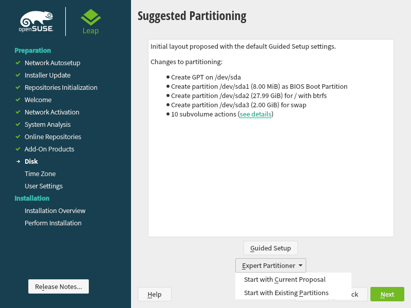 suse create boot partition suse create boot partition