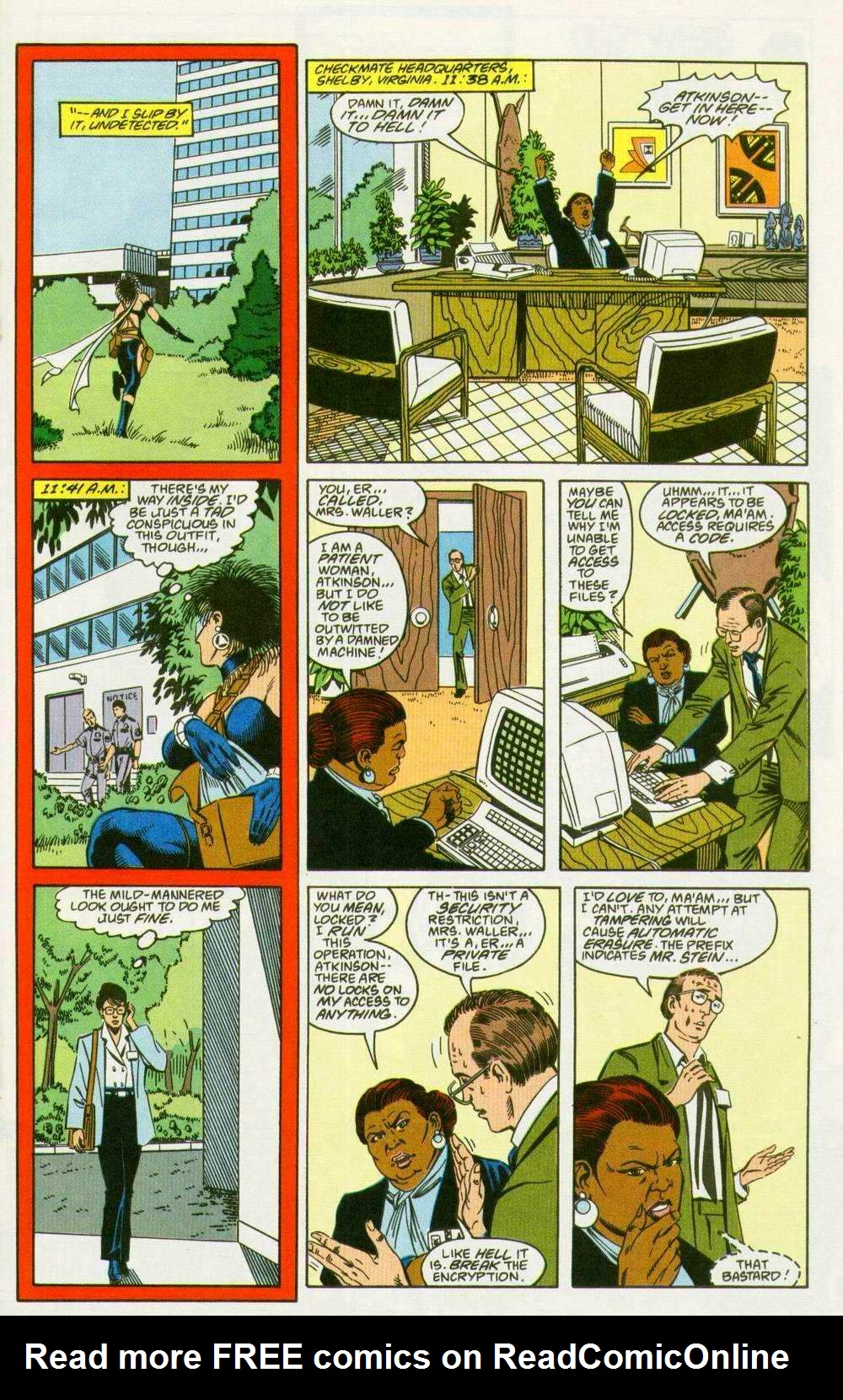 Read online Checkmate (1988) comic -  Issue #8 - 16