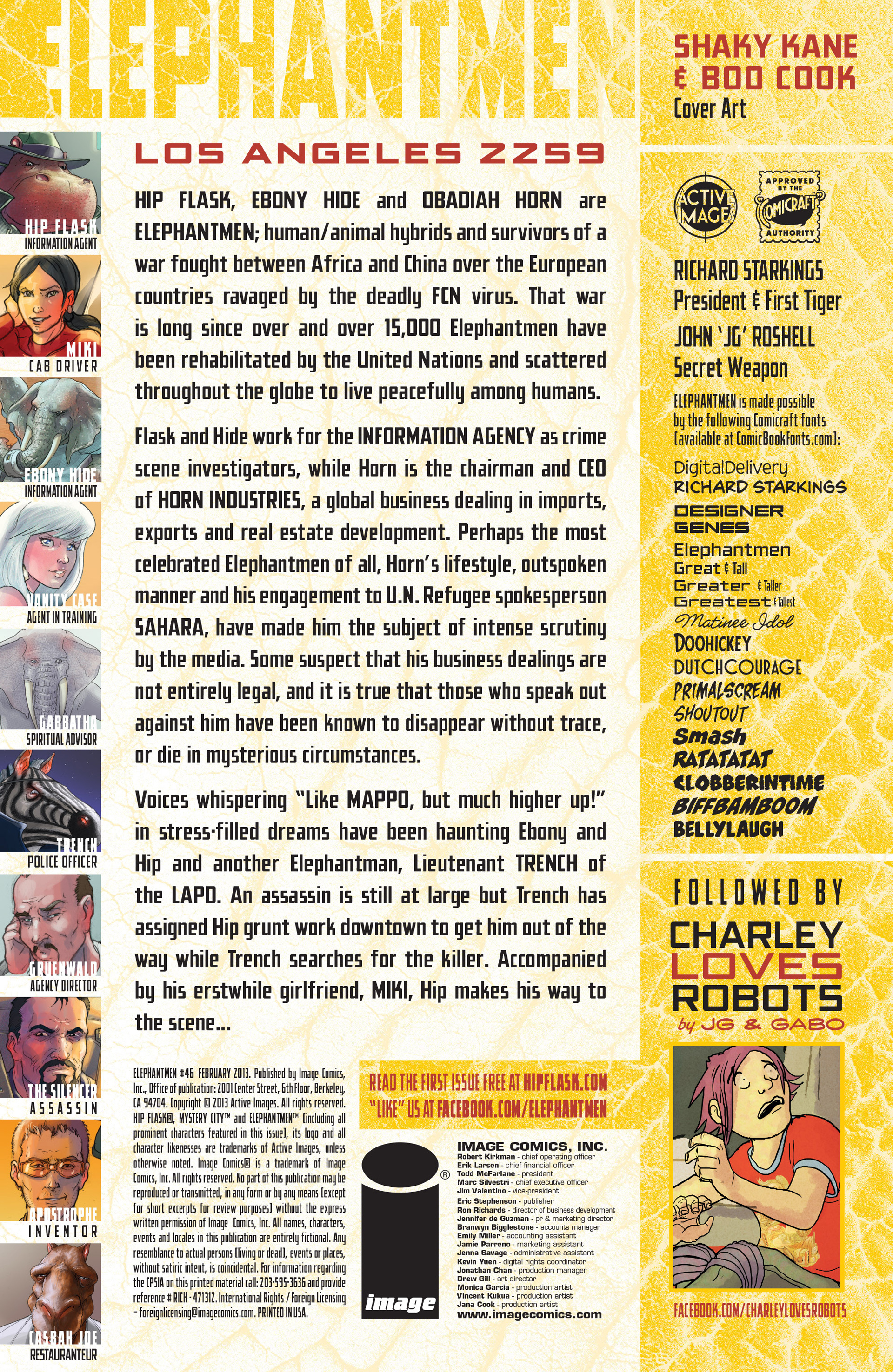 Read online Elephantmen comic -  Issue #46 - 2