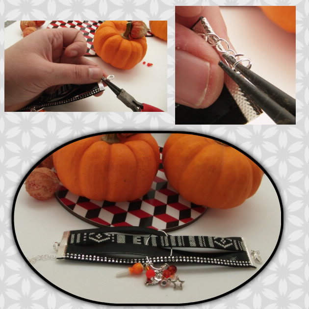 DIY, bijoux, bracelet, manchette, halloween, La Perle des Loisirs, tuto