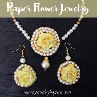 haldi yellow flower jewelry