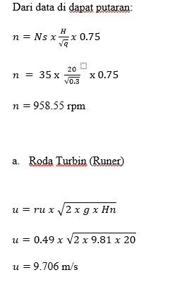 Orang Indonesia Desain Runner Turbin Pelton Dengan Debit 0 3
