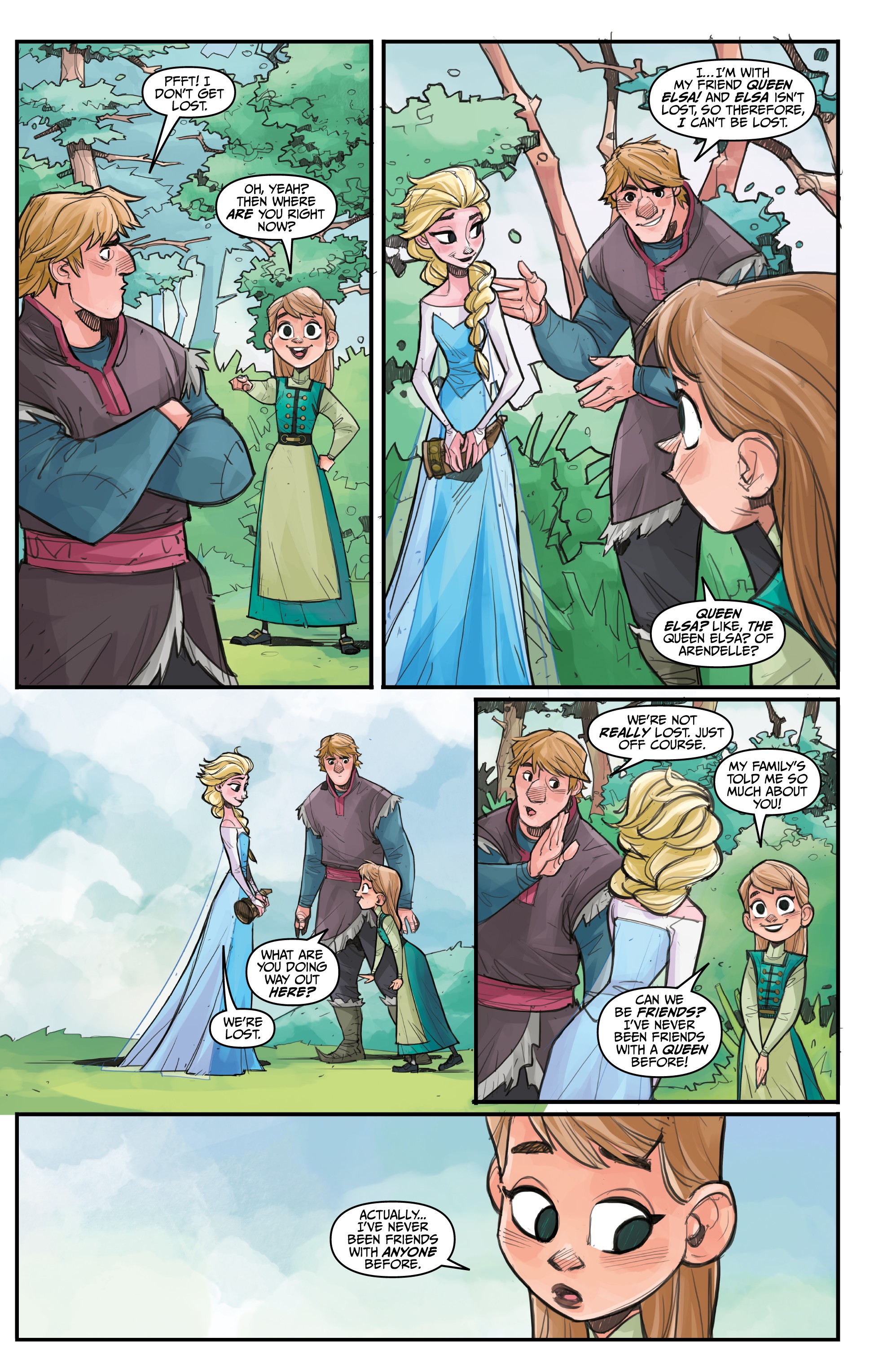 Read online Disney Frozen: Reunion Road comic -  Issue #2 - 4