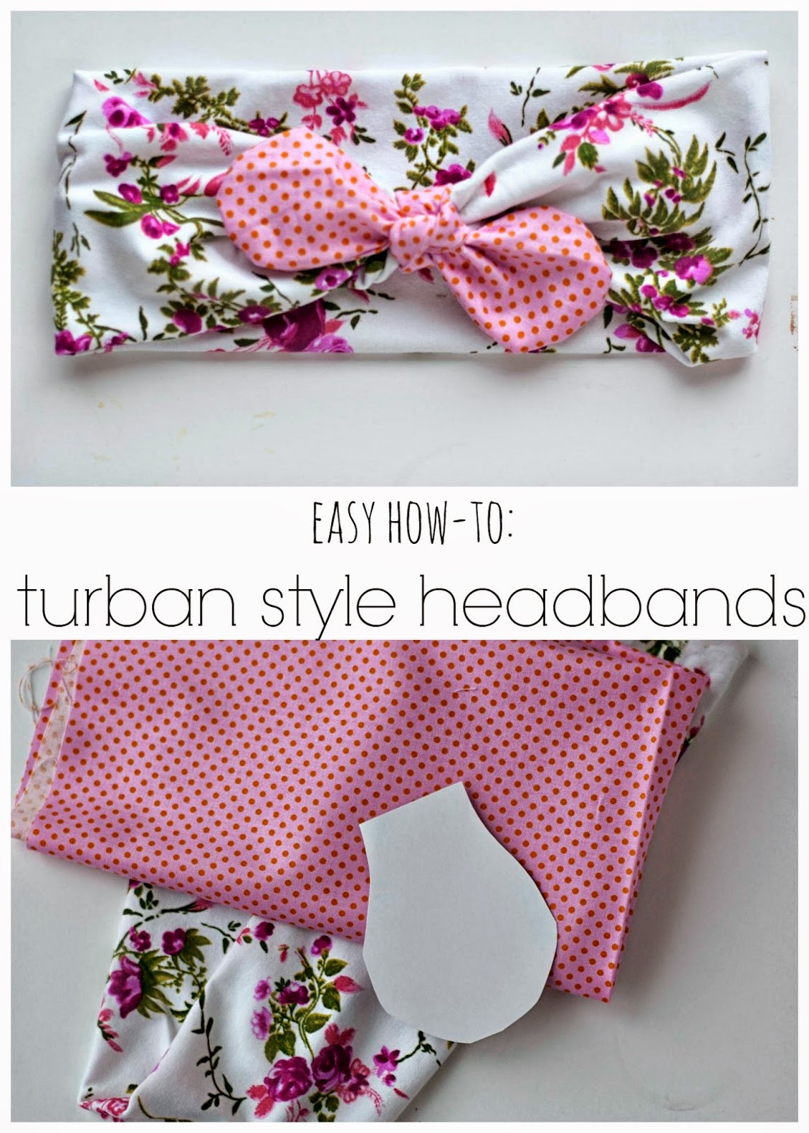 How to: Turban Style Bow Headbands carissamiss.com