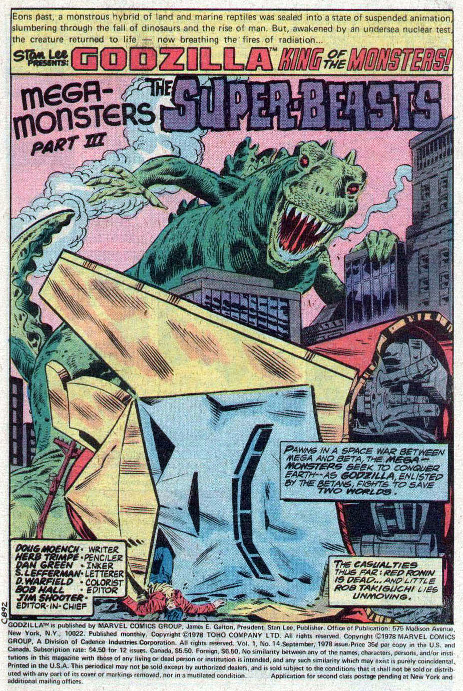 Godzilla (1977) Issue #14 #14 - English 2