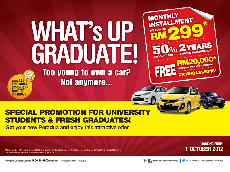 48 SMART: Own a Perodua with zero downpayment
