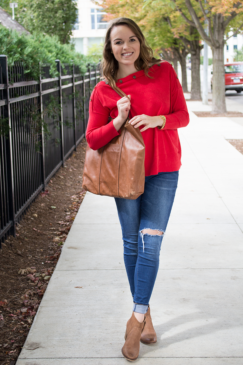 Super Easy, Everyday Fall Outfit (Perfect For Back To School!) - Tay ...