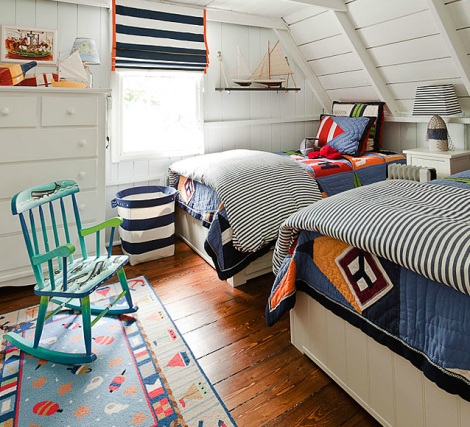 nautical boys bedroom
