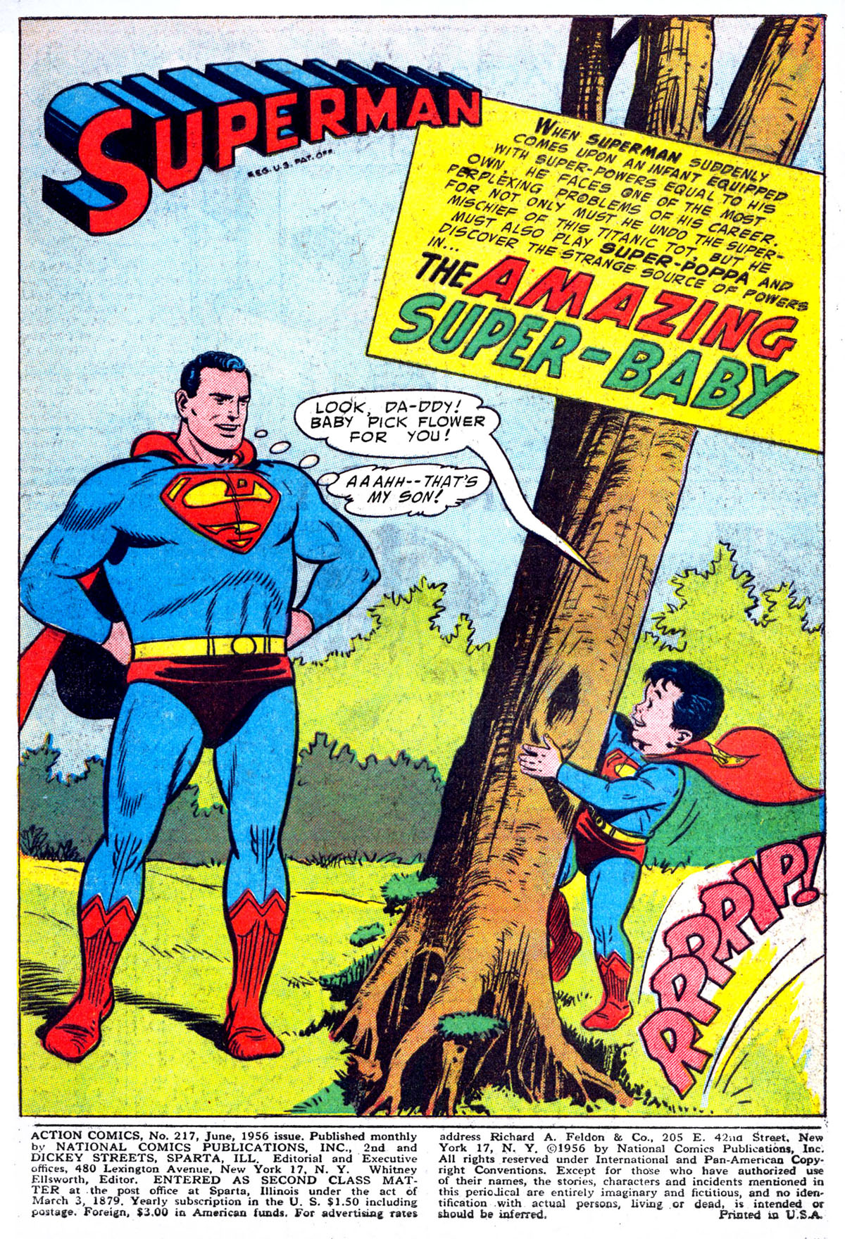 Read online Action Comics (1938) comic -  Issue #217 - 2