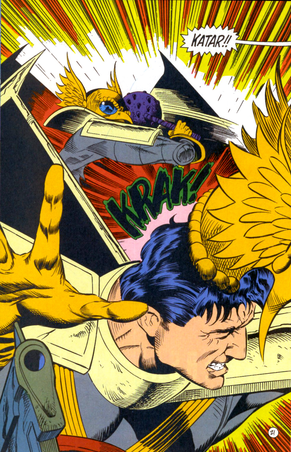 Read online Hawkworld (1990) comic -  Issue #25 - 22