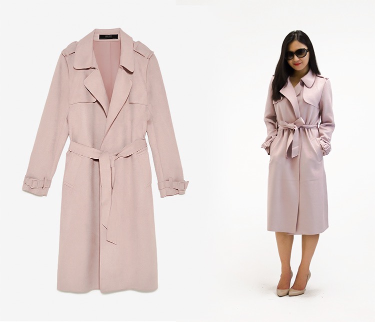 zara pink coat 2019