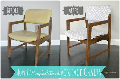 How to Reupholster Vintage Dining Chairs