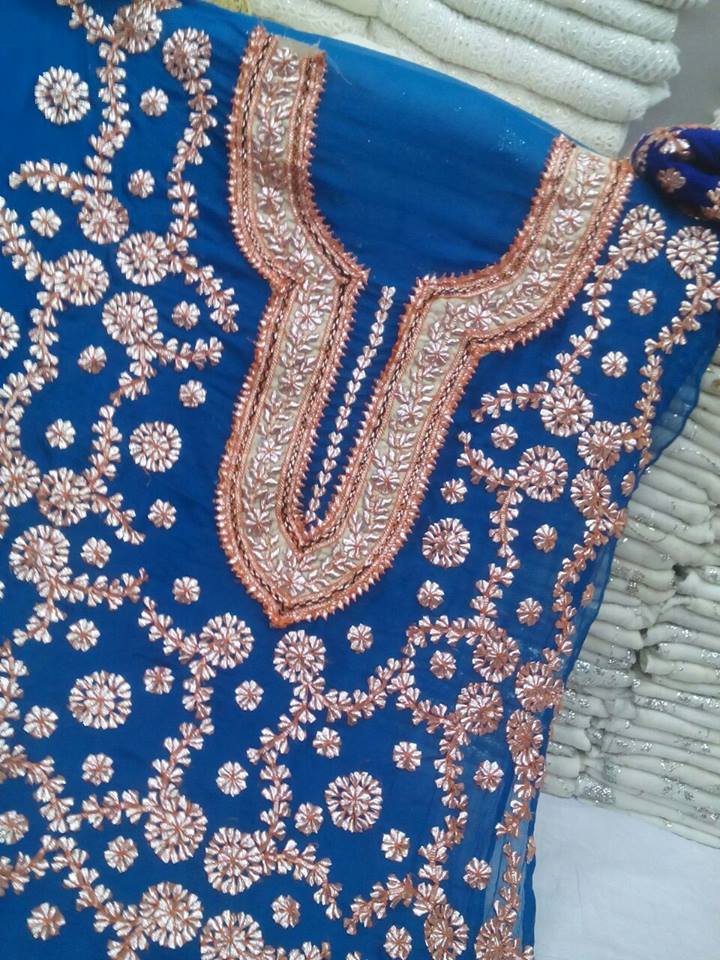 Bahawalpur Chunri House: Heavy Gota Dress of Bahawalpur Chunri House ...
