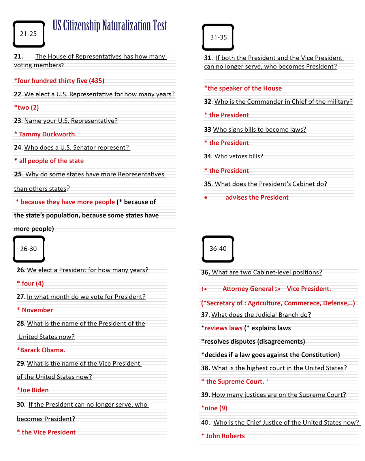 US Citizenship Naturalization Test 2014 US Citizenship Naturalization Test 2014