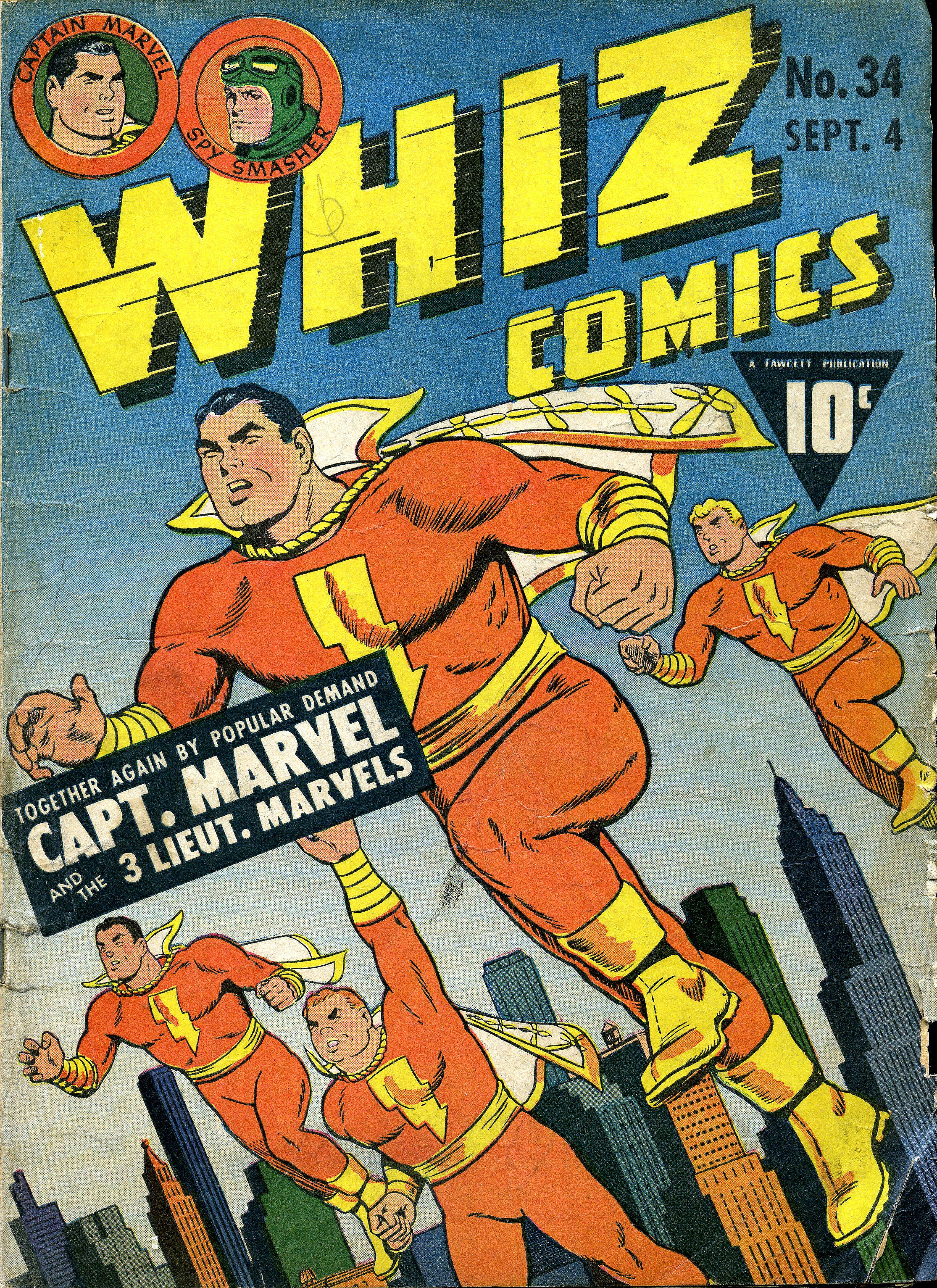 Read online WHIZ Comics comic - Issue #34 - 1