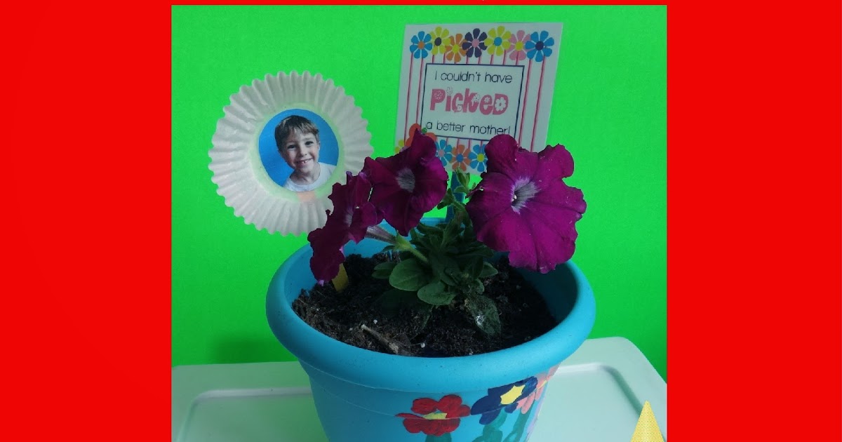 Little Stars Learning: Mother's Day Handprint Flower Pots