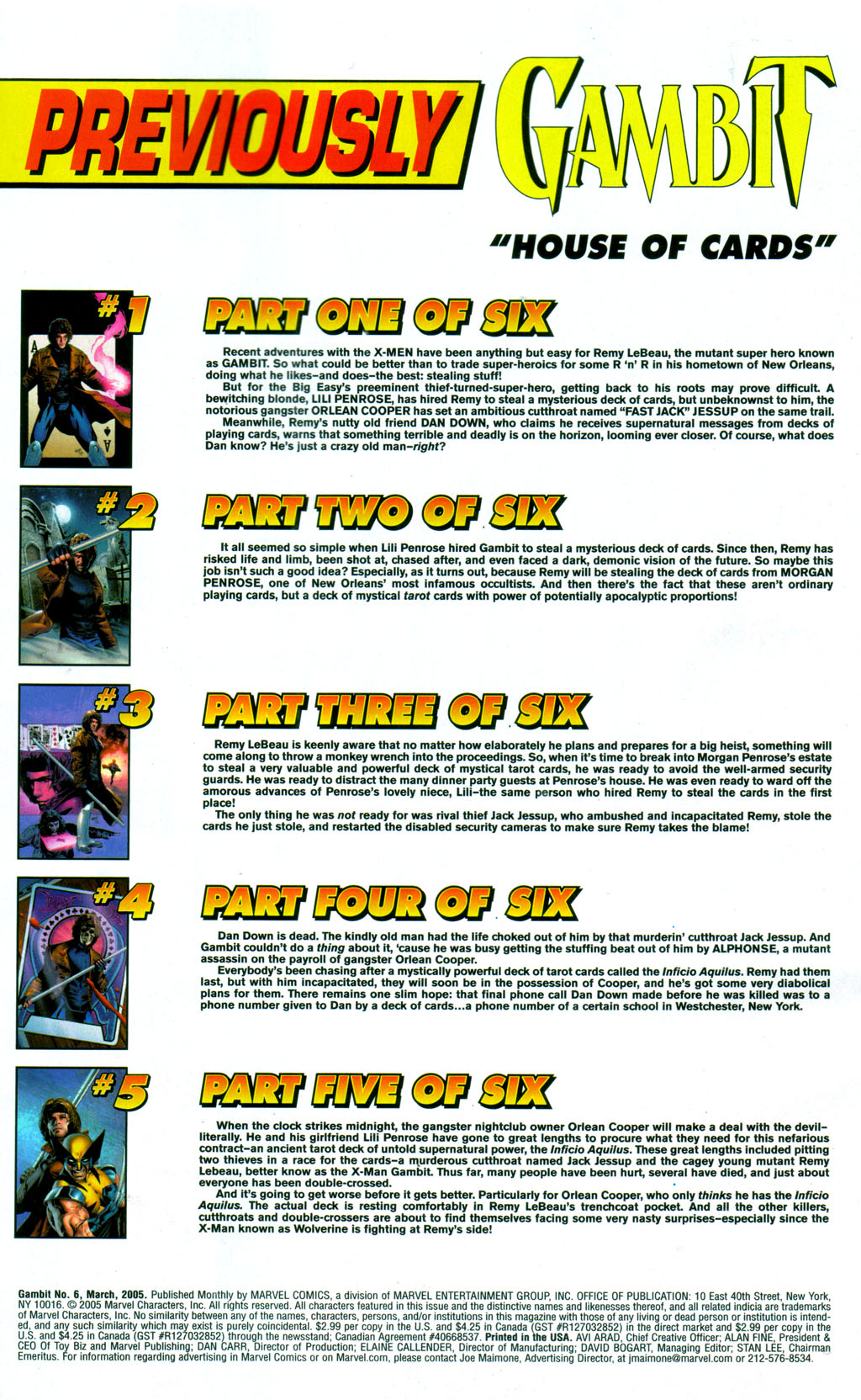 Read online Gambit (2004) comic -  Issue #6 - 2