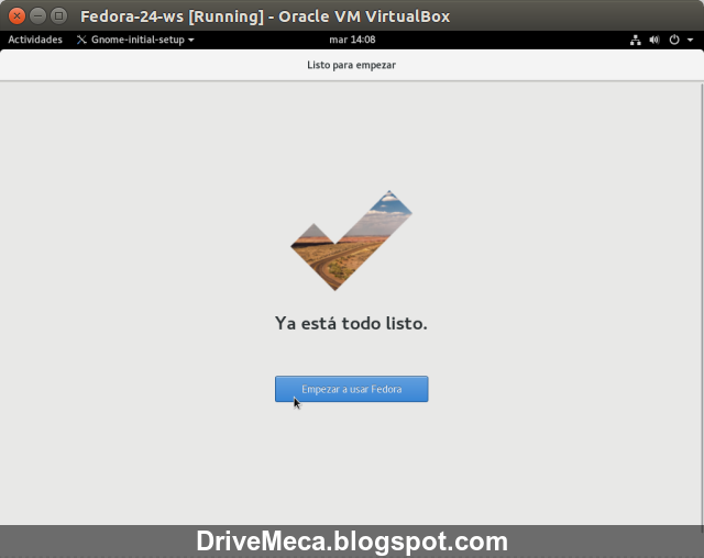 DriveMeca instalando Linux Fedora 24 Workstation paso a paso DriveMeca instalando Linux Fedora 24 Workstation paso a paso