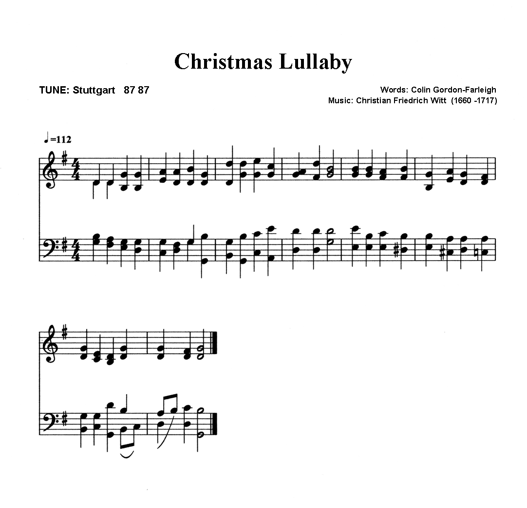 Share My Journey A Hymn for Advent 'Christmas Lullaby