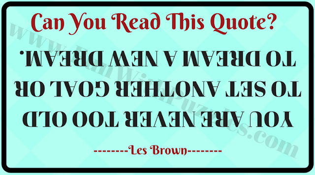 Can you read this upside down message?