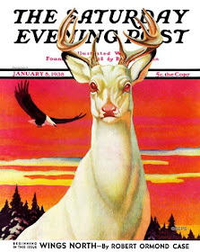 Cover for Saturday Evening Post issue dated Jan 8, 1938 featuring the fiction debut of Robert Ormond Case with Wings North. Artist: Jack Murray