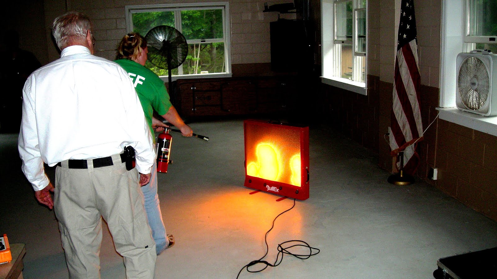Electronic Fire Extinguisher Training Fire Choices