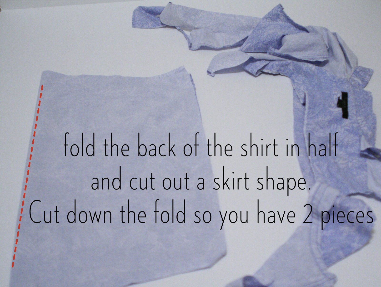 Sewing Mama RaeAnna Reposting Men's Shirt to Dress Tutorial