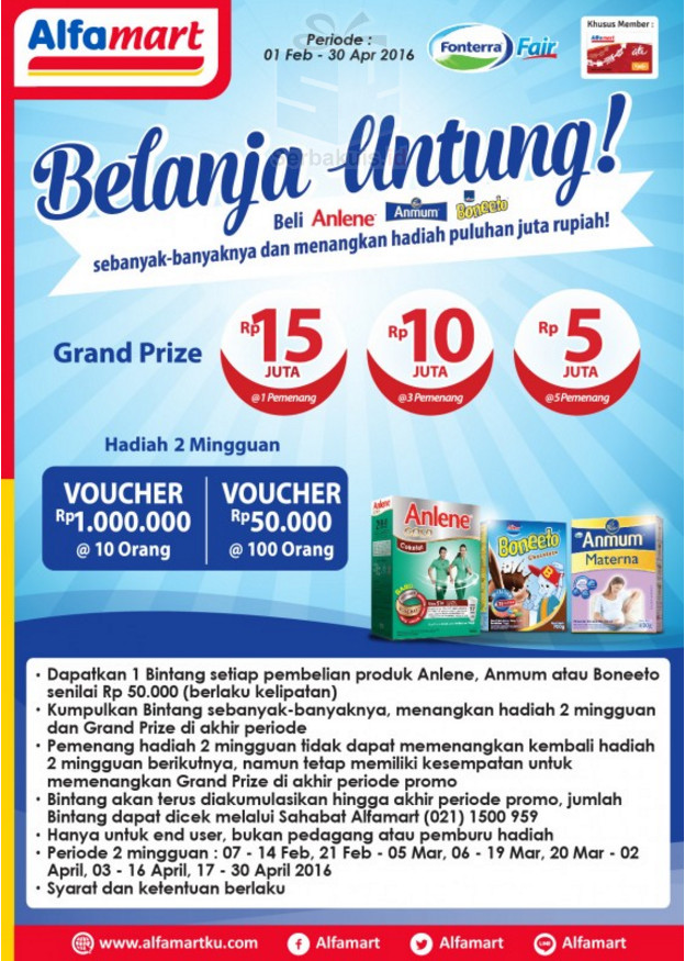 Promo Belanja Untung Fonterra Alfamart Promo Belanja Untung Fonterra Alfamart