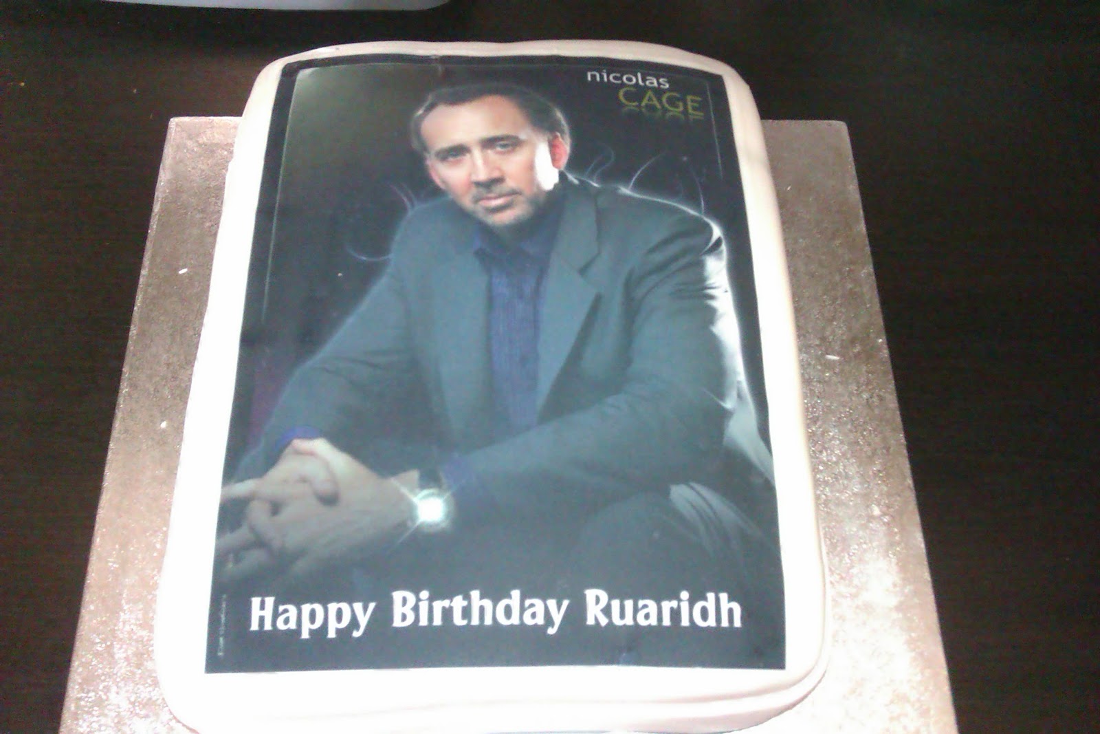 Sweetpea Bakery: Nicholas Cage Birthday Cake
Nicolas Cage Birthday Cake