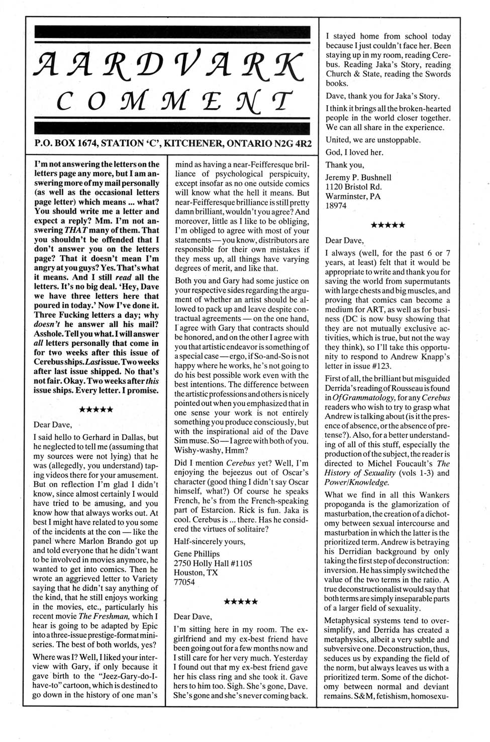 Cerebus Issue #126 #125 - English 24