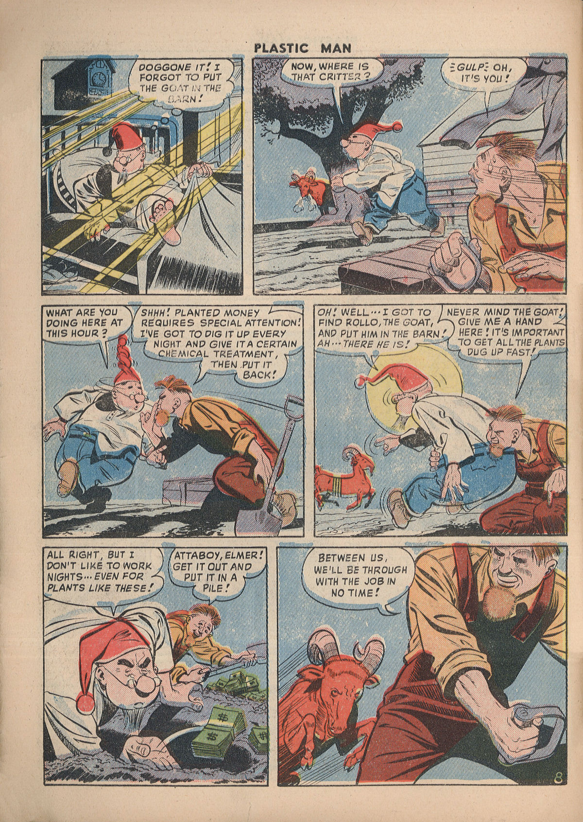 Read online Plastic Man (1943) comic -  Issue #18 - 11