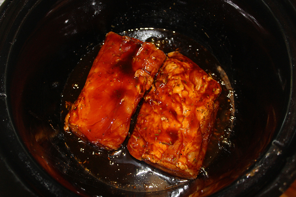 Southern Mom Loves Easy Slow Cooker Molasses, Garlic, & Herb Pork Loin