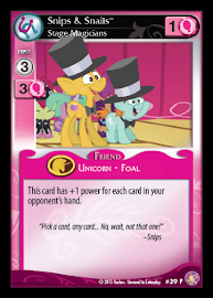 My Little Pony Snips & Snails, Stage Magicians Absolute Discord CCG Card