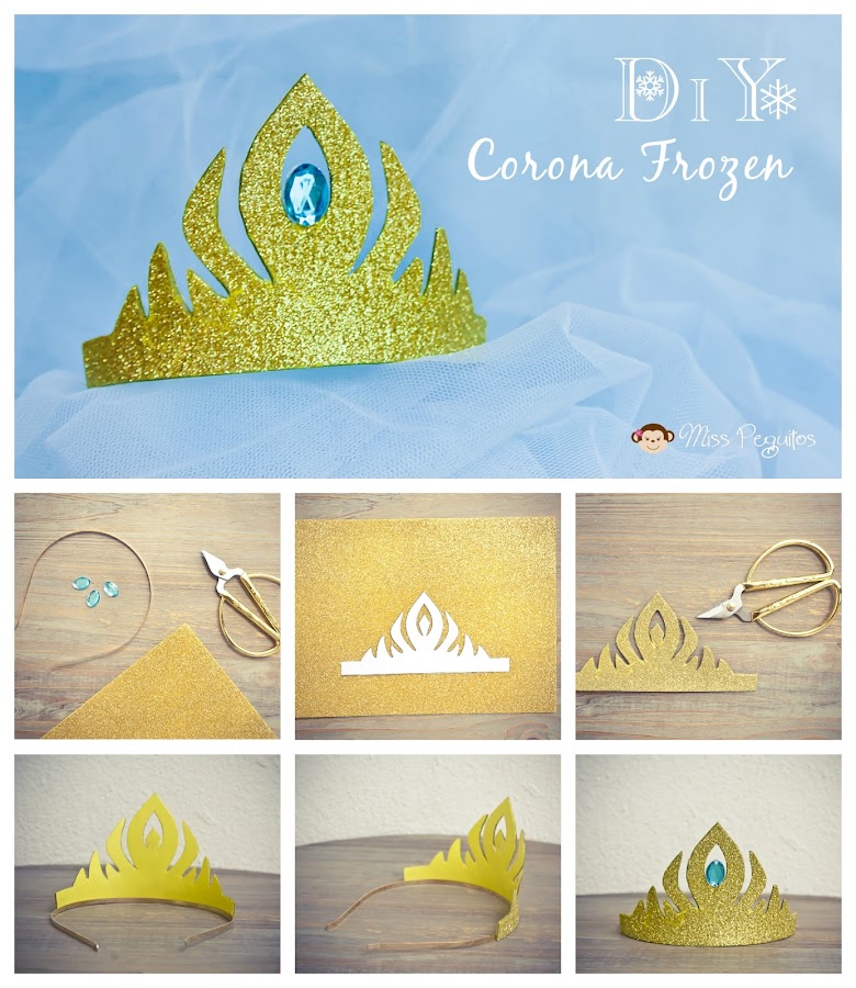 diy corona elsa frozen crown