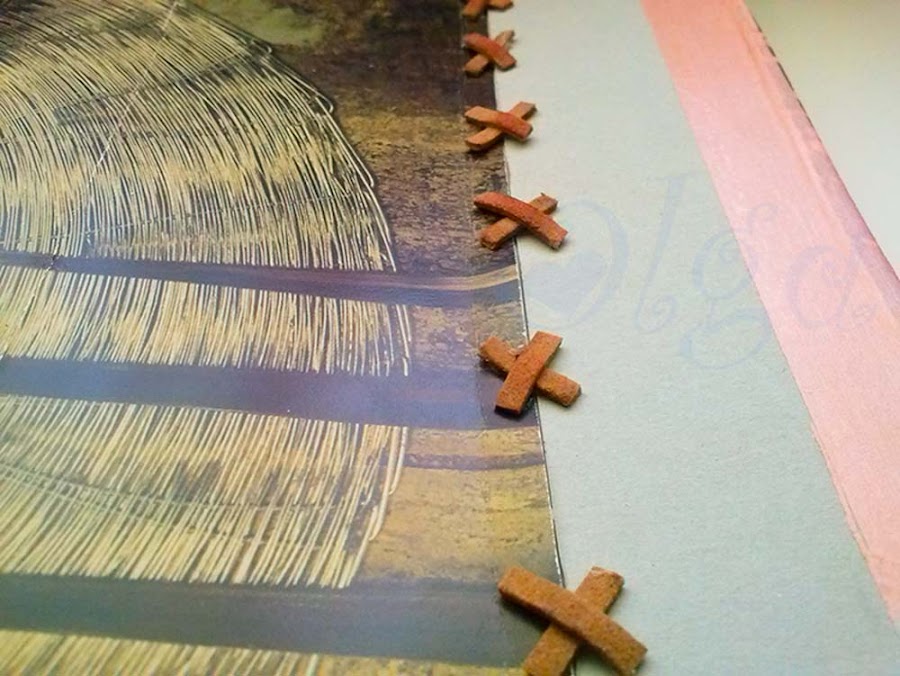 decorar libreta de espiral muelle alambre con bolsa de papel carton