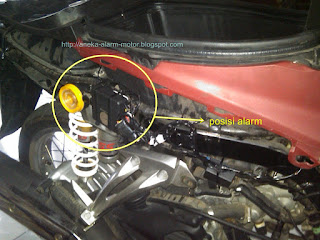Cara pasang alarm motor pada Yamaha Nouvo Built Up Cara pasang alarm motor pada Yamaha Nouvo Built Up