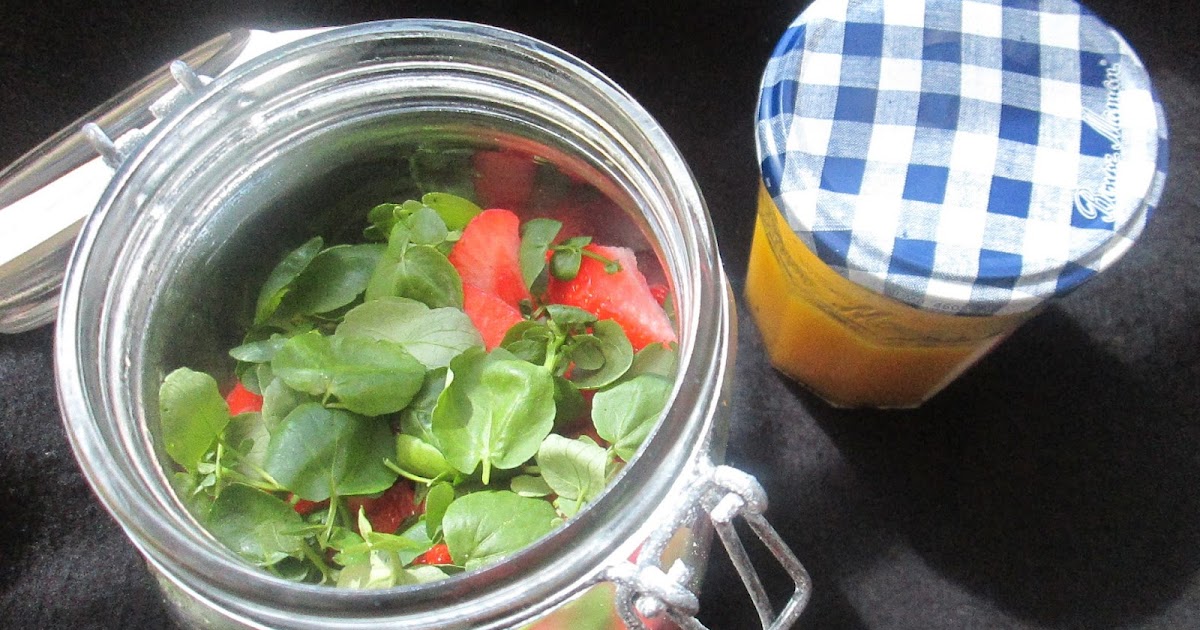 Hamburg kocht!: Spargelsalat mit Erdbeeren und Brunnenkresse