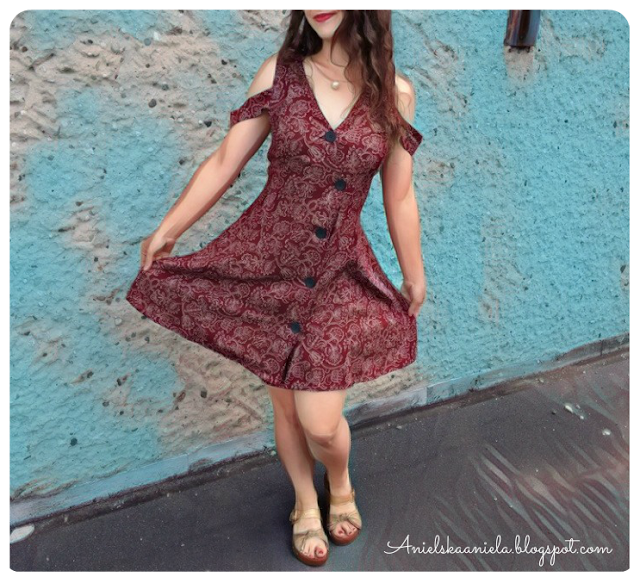 Dress refashion / Jak zmniejszyć i zwęzić sukienkę