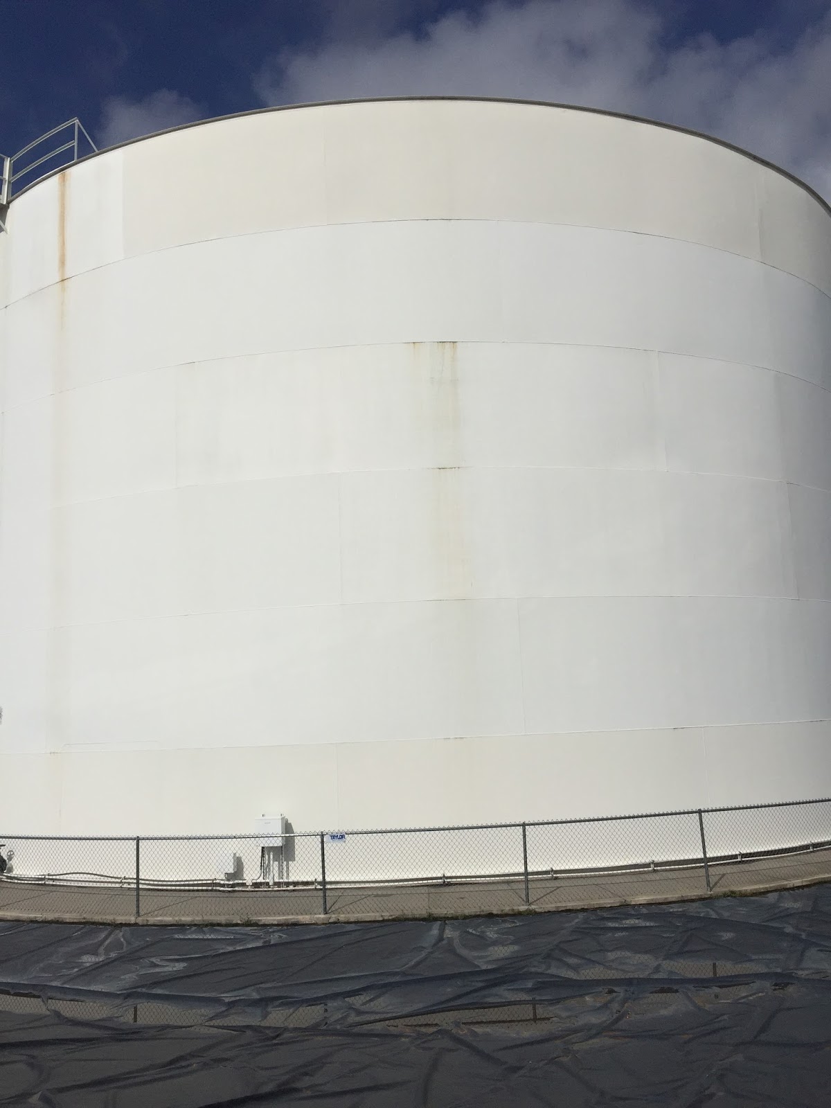 BASE Painters fuel storage tank painting